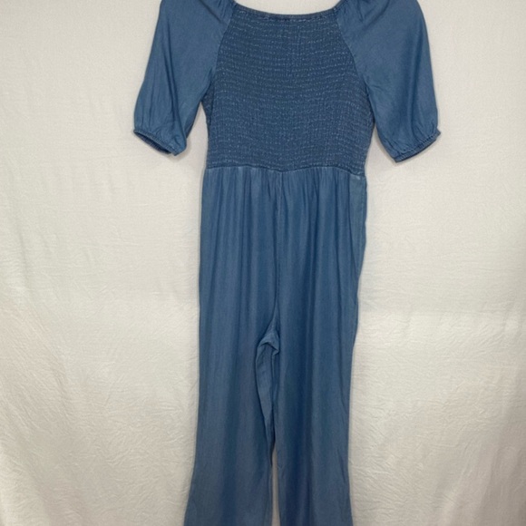 NWOT  Denim Jumpsuit Girls, Size Medium (12-14) - Picture 3 of 9